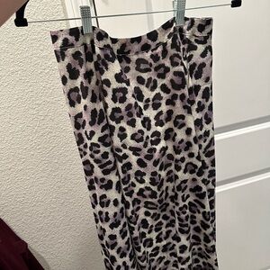 Leopard Print Women's Skirt